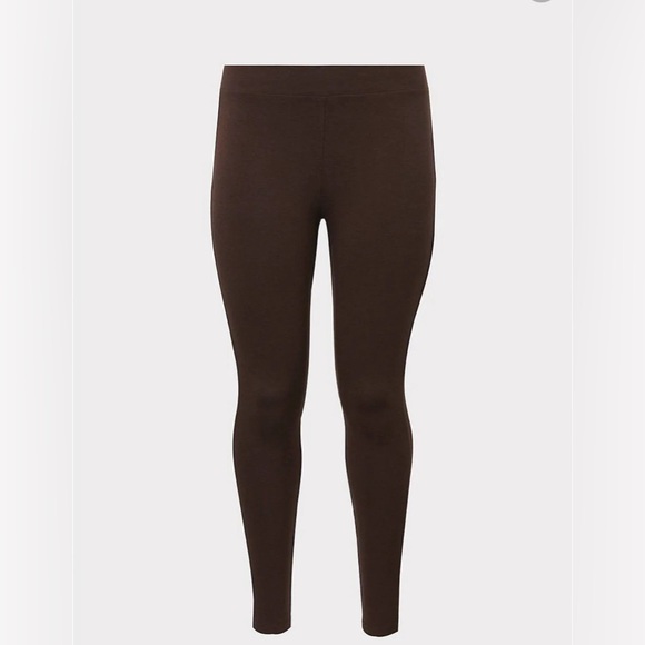 torrid Pants - Torrid plus size leggings 3x brown chocolate good condition